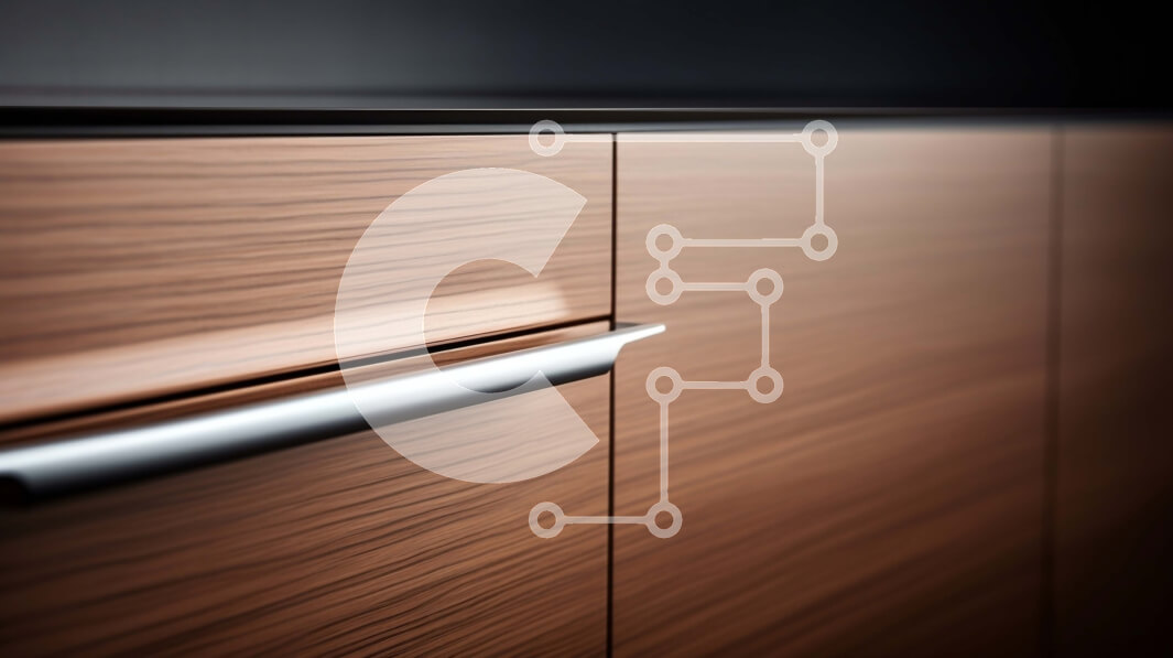 Intra Συλλεκτικό Ξύλινο Παζλ Plywood  4mm - Μοντέρνο ξύλινο ντουλάπι με λαβή από ανοξείδωτο ατσάλι Σε Ξύλινο Κουτί - Διαστάσεις Puzzle: 10x10 cm – 25 κομμάτια