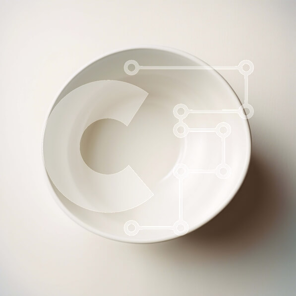 Intra Συλλεκτικό Ξύλινο Παζλ Plywood  4mm - Μινιμαλιστικό λευκό κεραμικό μπολ σε ανοιχτόχρωμη επιφάνεια Σε Ξύλινο Κουτί - Διαστάσεις: 10x10 cm – 25 κομμάτια