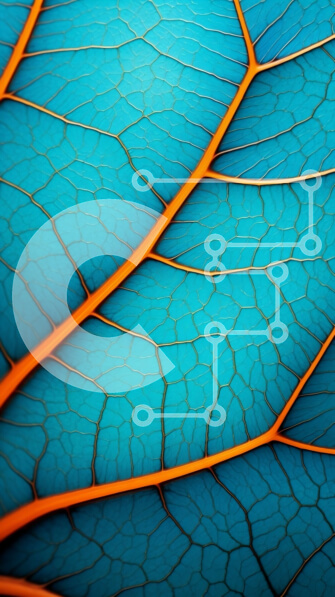 Σετ των 2 Intra Συλλεκτικό Ξύλινο Παζλ Plywood  4mm - Κοντινό πλάνο ενός πολύχρωμου φύλλου με ορατές φλέβες Σε Ξύλινο Κουτί - Διαστάσεις: 10x10 cm – 25 κομμάτια