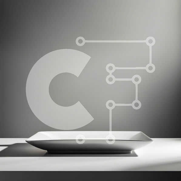 Intra Συλλεκτικό Ξύλινο Παζλ Plywood  4mm - Μινιμαλιστική εικόνα ενός άδειου πιάτου με θέα στον ορίζοντα της πόλης Σε Ξύλινο Κουτί - Διαστάσεις Puzzle: 10x10 cm – 25 κομμάτια