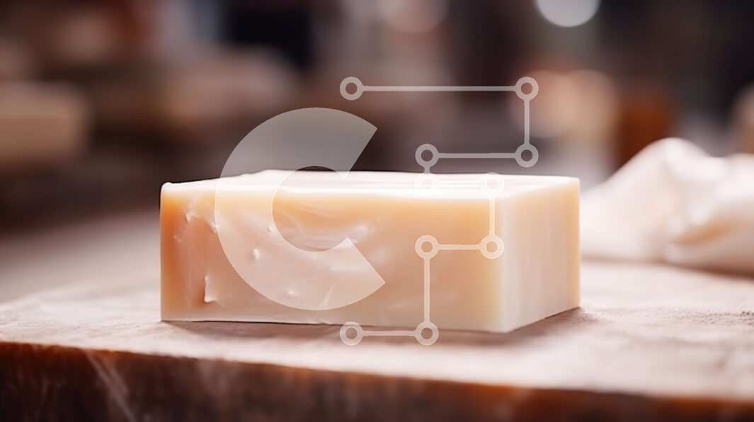 Intra Συλλεκτικό Ξύλινο Παζλ Plywood  4mm - Φυσικό σαπούνι σε ξύλινη σανίδα κοπής Σε Ξύλινο Κουτί - Διαστάσεις Puzzle: 10x10 cm – 25 κομμάτια