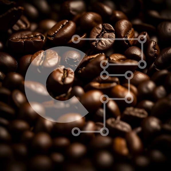 Σετ των 2 Intra Συλλεκτικό Ξύλινο Παζλ Plywood  4mm - Κοντινό πλάνο με σκούρο καφέ κόκκους καφέ με γυαλιστερή λάμψη Σε Ξύλινο Κουτί - Διαστάσεις: 10x10 cm – 25 κομμάτια