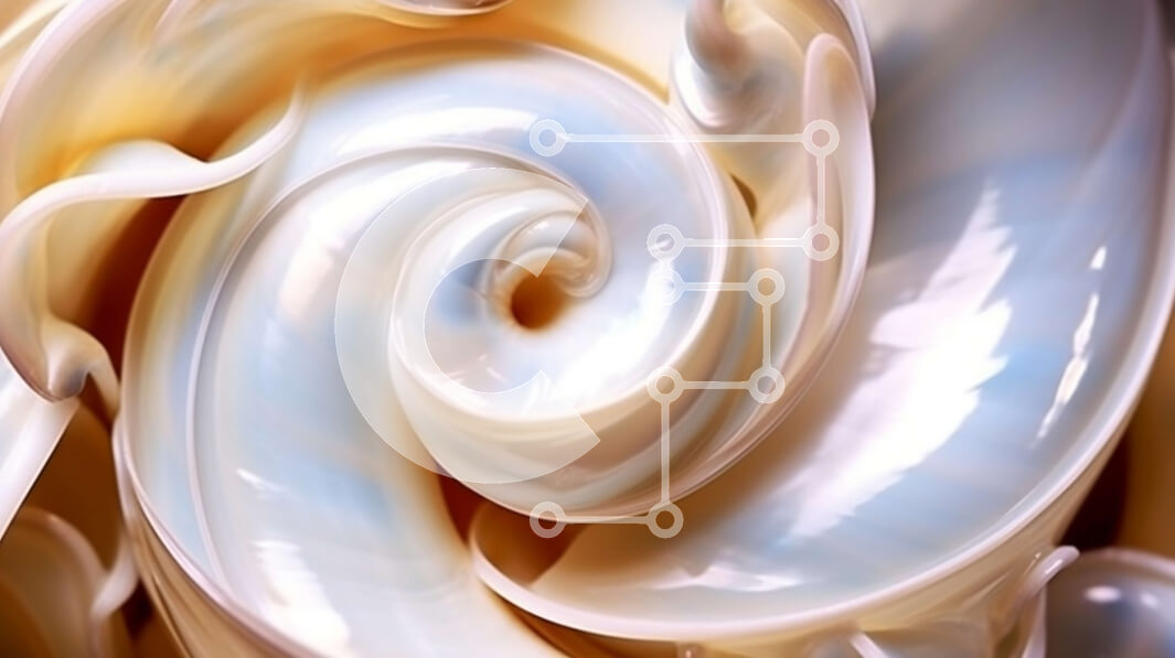 Σετ των 2 Intra Συλλεκτικό Ξύλινο Παζλ Plywood  4mm - Νόστιμη κινηματογράφηση σε πρώτο πλάνο του στροβιλισμού σαντιγί Σε Ξύλινο Κουτί - Διαστάσεις: 10x10 cm – 25 κομμάτια