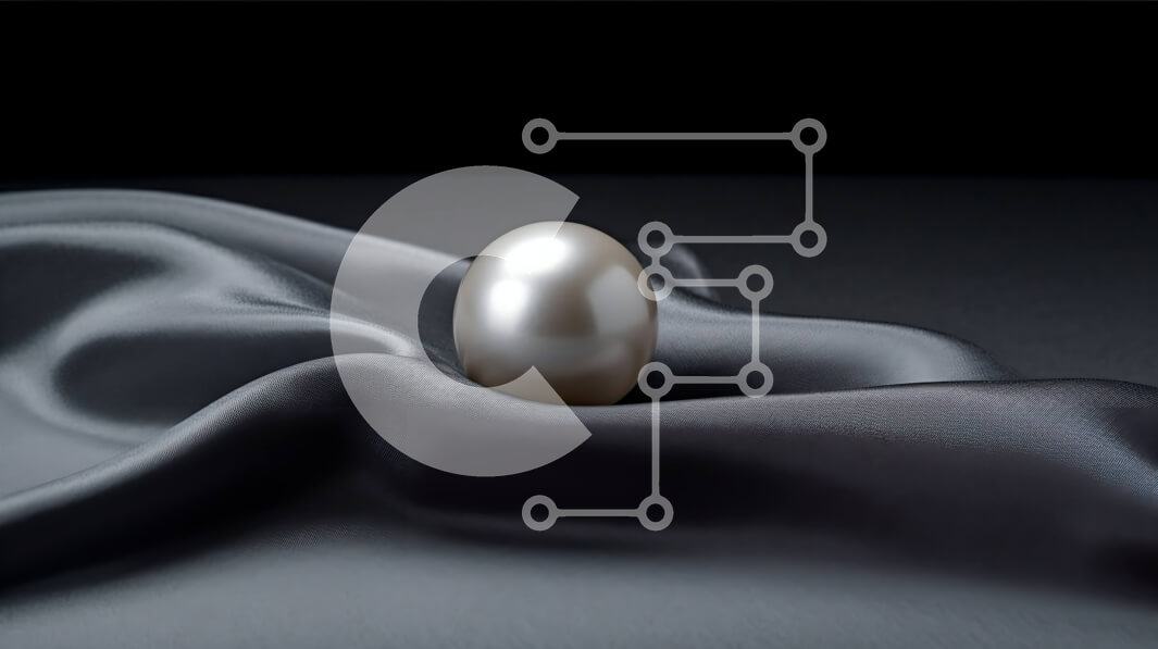 Intra Συλλεκτικό Ξύλινο Παζλ Plywood  4mm - Κομψό λευκό μαργαριτάρι σε μαύρο σατέν ύφασμα Σε Ξύλινο Κουτί - Διαστάσεις: 10x10 cm – 25 κομμάτια