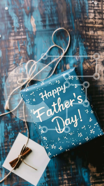 Intra Συλλεκτικό Ξύλινο Παζλ Plywood  4mm - Κουτί δώρου Happy Day's Day σε ξύλινο τραπέζι Σε Ξύλινο Κουτί - Διαστάσεις: 10x10 cm – 25 κομμάτια