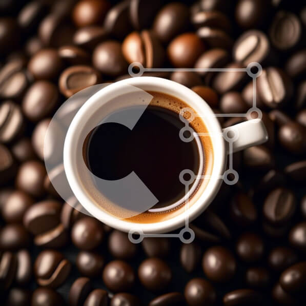 Σετ των 2 Intra Συλλεκτικό Ξύλινο Παζλ Plywood  4mm - Νόστιμο φλιτζάνι καφέ με φρεσκοψημένους κόκκους Σε Ξύλινο Κουτί - Διαστάσεις: 10x10 cm – 25 κομμάτια