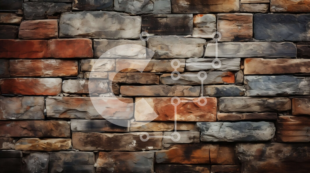 Intra Συλλεκτικό Ξύλινο Παζλ Plywood  4mm - Κινηματογράφηση σε πρώτο πλάνο με υφή παλιού και ξεπερασμένου τοίχου από τούβλα Σε Ξύλινο Κουτί - Διαστάσεις Puzzle: 10x10 cm – 25 κομμάτια