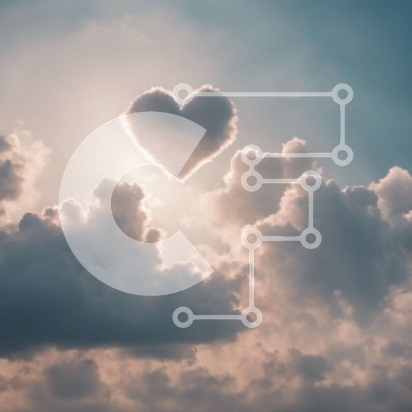 Intra Συλλεκτικό Ξύλινο Παζλ Plywood  4mm - Σύννεφο σε σχήμα καρδιάς - Σύμβολο αγάπης και σχέσεων Σε Ξύλινο Κουτί - Διαστάσεις: 10x10 cm – 25 κομμάτια