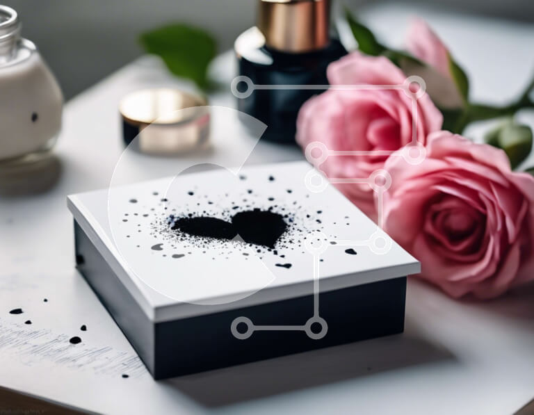 Intra Συλλεκτικό Ξύλινο Παζλ Plywood  4mm - Κουτί σε σχήμα καρδιάς με τριαντάφυλλα και άρωμα Σε Ξύλινο Κουτί - Διαστάσεις Puzzle: 10x10 cm – 25 κομμάτια