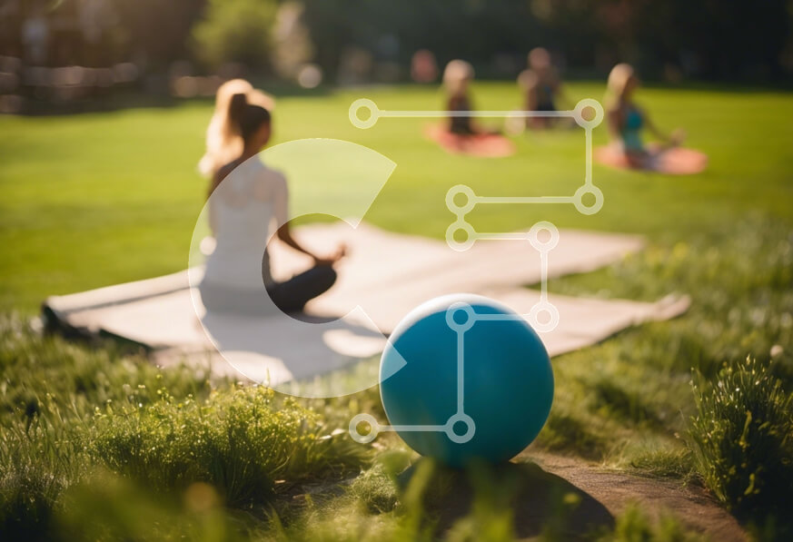 Intra Συλλεκτικό Ξύλινο Παζλ Plywood  4mm - Υπαίθρια Πρακτική Γιόγκα στο Πάρκο Σε Ξύλινο Κουτί - Διαστάσεις Puzzle: 10x10 cm – 25 κομμάτια