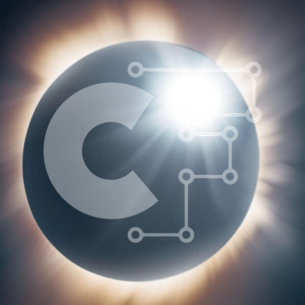 Intra Συλλεκτικό Ξύλινο Παζλ Plywood  4mm - Εκπληκτική εικόνα έκλειψης ηλίου με μερικώς σκοτισμένο ήλιο και ορατή κορώνα Σε Ξύλινο Κουτί - Διαστάσεις: 10x10 cm – 25 κομμάτια