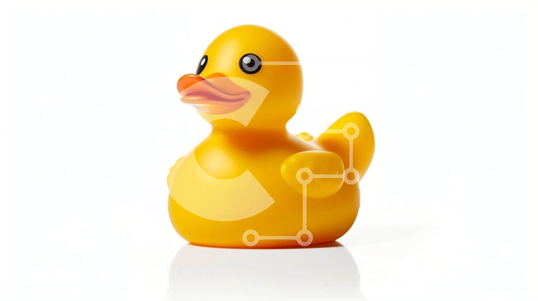 Intra Συλλεκτικό Ξύλινο Παζλ Plywood  4mm - Κίτρινη λαστιχένια πάπια Στοκ Φωτογραφία Σε Ξύλινο Κουτί - Διαστάσεις: 10x10 cm – 25 κομμάτια