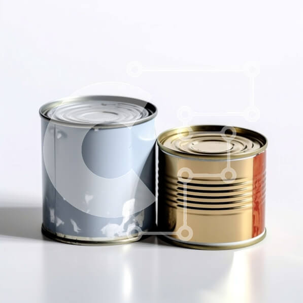 Intra Συλλεκτικό Ξύλινο Παζλ Plywood  4mm - Εκπληκτική εικόνα από ασημένια και χρυσά κουτάκια φαγητού σε μια καθαρή λευκή επιφάνεια Σε Ξύλινο Κουτί - Διαστάσεις: 10x10 cm – 25 κομμάτια