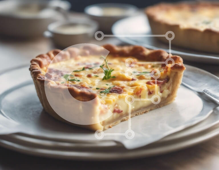 Σετ των 2 Intra Συλλεκτικό Ξύλινο Παζλ Plywood  4mm - Κις σε πιάτα με γαρνιτούρα Σε Ξύλινο Κουτί - Διαστάσεις: 10x10 cm – 25 κομμάτια