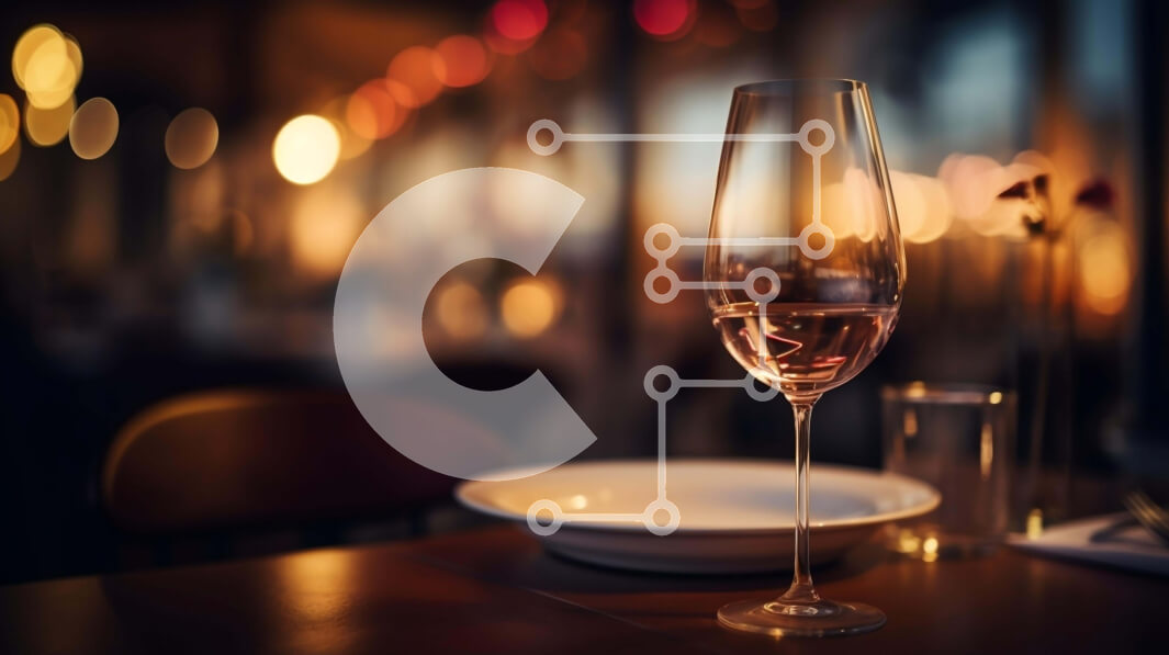 Σετ των 2 Intra Συλλεκτικό Ξύλινο Παζλ Plywood  4mm - Κομψό ποτήρι κρασί σε άδειο τραπέζι Σε Ξύλινο Κουτί - Διαστάσεις: 10x10 cm – 25 κομμάτια