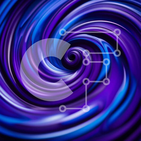 Intra Συλλεκτικό Ξύλινο Παζλ Plywood  4mm - Δυναμική και οπτικά εντυπωσιακή αφηρημένη δίνη χρωμάτων Σε Ξύλινο Κουτί - Διαστάσεις Puzzle: 10x10 cm – 25 κομμάτια