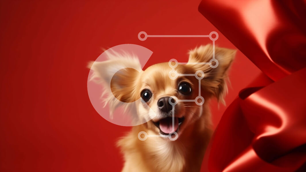 Intra Συλλεκτικό Ξύλινο Παζλ Plywood  4mm - Happy Dog με ανοιχτή συσκευασία δώρου Σε Ξύλινο Κουτί - Διαστάσεις: 10x10 cm – 25 κομμάτια