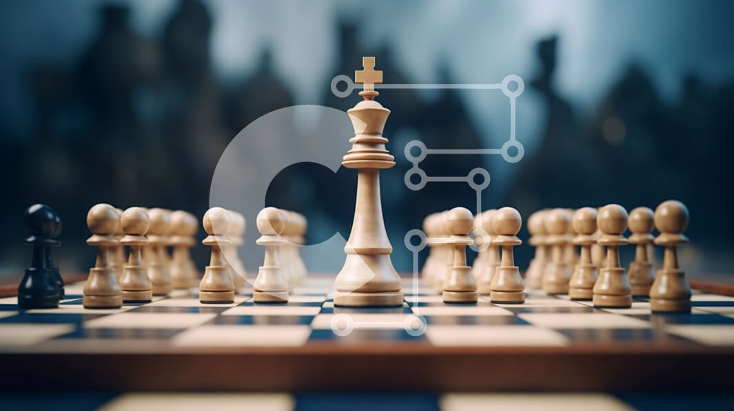 Intra Συλλεκτικό Ξύλινο Παζλ Plywood  4mm - Τακτοποίηση κομματιών σκακιού σε σανίδα Σε Ξύλινο Κουτί - Διαστάσεις Puzzle: 10x10 cm – 25 κομμάτια