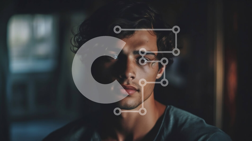 Intra Συλλεκτικό Ξύλινο Παζλ Plywood  4mm - Σοβαρός νεαρός άνδρας που κοιτάζει έξω από το παράθυρο της πόλης τη νύχτα Σε Ξύλινο Κουτί - Διαστάσεις Puzzle: 10x10 cm – 25 κομμάτια