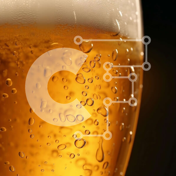 Σετ των 2 Intra Συλλεκτικό Ξύλινο Παζλ Plywood  4mm - Δροσιστικό ποτήρι μπύρας με φυσαλίδες Σε Ξύλινο Κουτί - Διαστάσεις: 10x10 cm – 25 κομμάτια