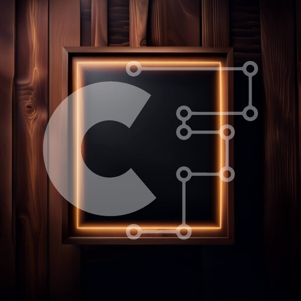 Intra Συλλεκτικό Ξύλινο Παζλ Plywood  4mm - Κομψός ξύλινος τοίχος με φωτεινή επιγραφή Σε Ξύλινο Κουτί - Διαστάσεις Puzzle: 10x10 cm – 25 κομμάτια