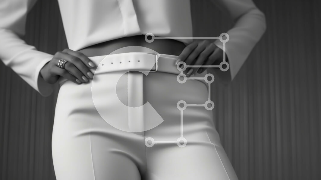 Intra Συλλεκτικό Ξύλινο Παζλ Plywood  4mm - Κομψή γυναίκα με λευκό πουκάμισο και παντελόνι με ζώνη Σε Ξύλινο Κουτί - Διαστάσεις Puzzle: 10x10 cm – 25 κομμάτια