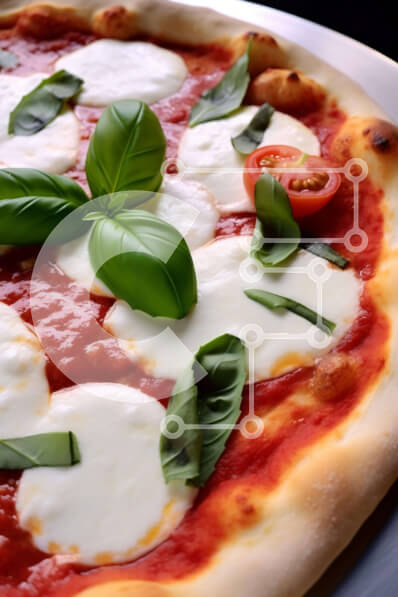 Σετ των 2 Intra Συλλεκτικό Ξύλινο Παζλ Plywood  4mm - Πίτσα Margherita με μοτσαρέλα, βασιλικό και σάλτσα ντομάτας Σε Ξύλινο Κουτί - Διαστάσεις: 10x10 cm – 25 κομμάτια