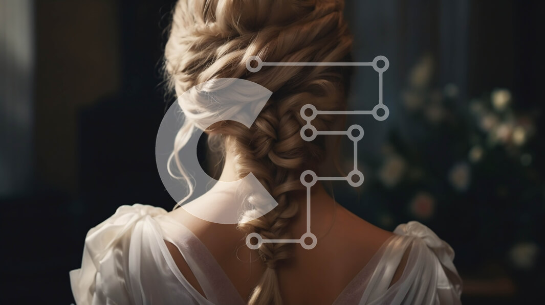 Intra Συλλεκτικό Ξύλινο Παζλ Plywood  4mm - Εκπληκτική εικόνα μιας ξανθιάς γυναίκας με λευκό φόρεμα Σε Ξύλινο Κουτί - Διαστάσεις Puzzle: 10x10 cm – 25 κομμάτια