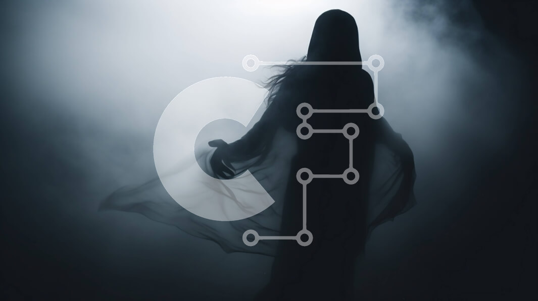 Intra Συλλεκτικό Ξύλινο Παζλ Plywood  4mm - Ghostly Woman που περπατά μέσα από την ομίχλη Σε Ξύλινο Κουτί - Διαστάσεις Puzzle: 10x10 cm – 25 κομμάτια