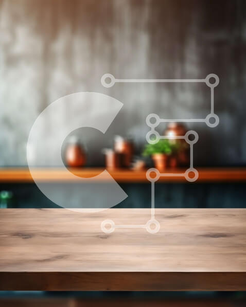 Intra Συλλεκτικό Ξύλινο Παζλ Plywood  4mm - Ξύλινο τραπέζι με φόντο γκρι τσιμεντένιο τοίχο Σε Ξύλινο Κουτί - Διαστάσεις Puzzle: 10x10 cm – 25 κομμάτια