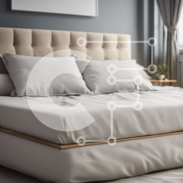 Intra Συλλεκτικό Ξύλινο Παζλ Plywood  4mm - Υπνοδωμάτιο με μεγάλο κρεβάτι και ξύλινα έπιπλα Σε Ξύλινο Κουτί - Διαστάσεις Puzzle: 10x10 cm – 25 κομμάτια