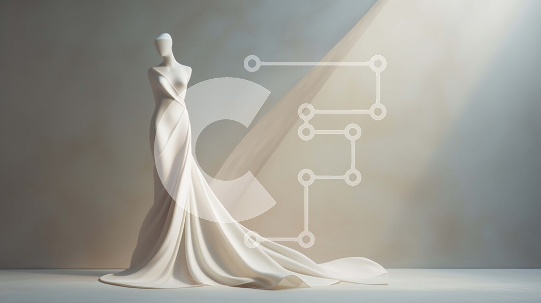 Σετ των 2 Intra Συλλεκτικό Ξύλινο Παζλ Plywood  4mm - Κομψό μανεκέν με λευκό φόρεμα που στέκεται μόνος στον τοίχο Σε Ξύλινο Κουτί - Διαστάσεις: 10x10 cm – 25 κομμάτια