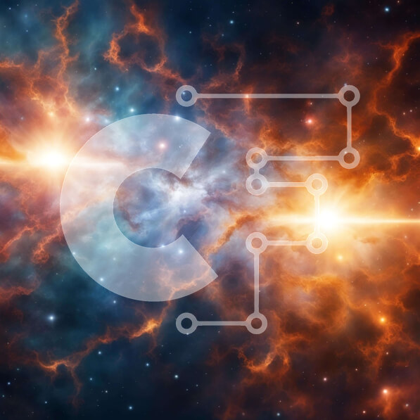 Intra Συλλεκτικό Ξύλινο Παζλ Plywood  4mm - Έναστρος ουρανός με φωτεινά αστέρια και νεφελώματα Σε Ξύλινο Κουτί - Διαστάσεις Puzzle: 10x10 cm – 25 κομμάτια