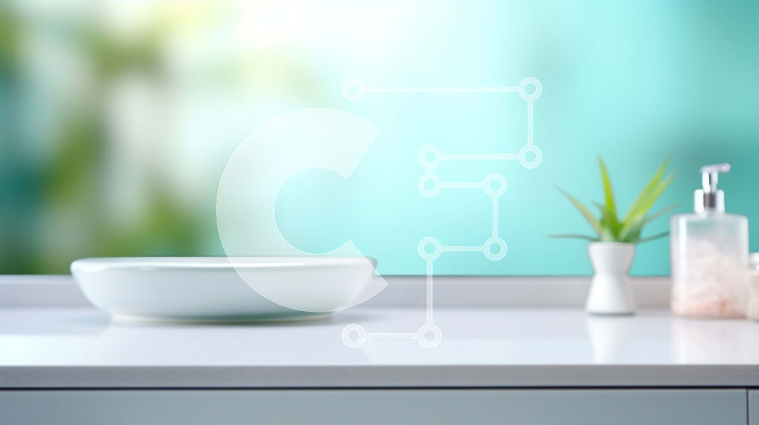 Intra Συλλεκτικό Ξύλινο Παζλ Plywood  4mm - Νεροχύτης μπάνιου με λευκό πορσελάνινο μπολ και βρύση χρωμίου Σε Ξύλινο Κουτί - Διαστάσεις Puzzle: 10x10 cm – 25 κομμάτια