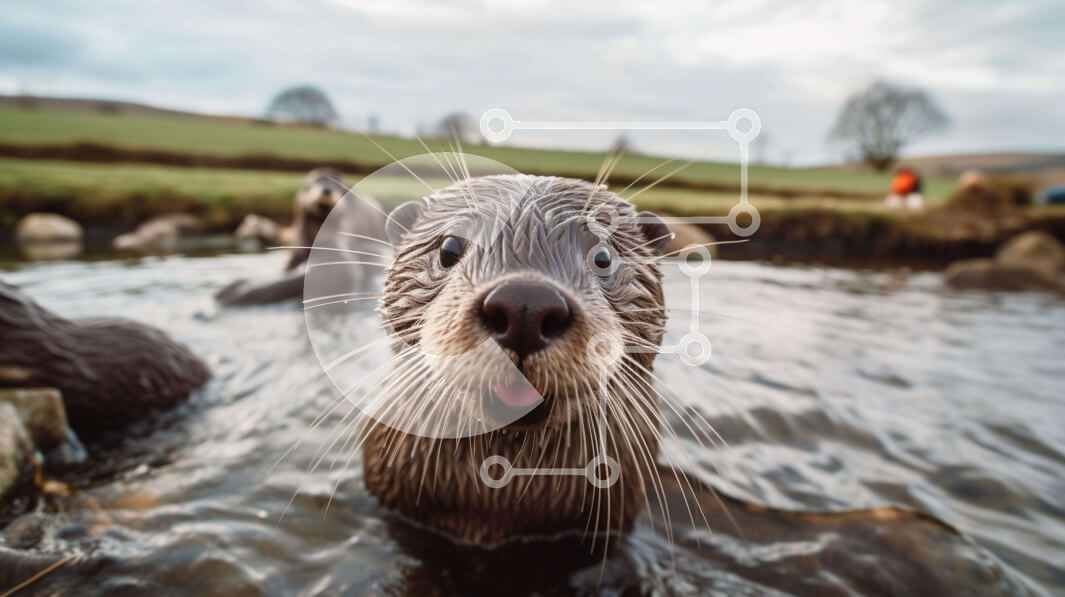 Σετ των 2 Intra Συλλεκτικό Ξύλινο Παζλ Plywood  4mm - Περίεργη ενυδρίδα με το στόμα ανοιχτό και τη γλώσσα που βγαίνει έξω Σε Ξύλινο Κουτί - Διαστάσεις: 10x10 cm – 25 κομμάτια