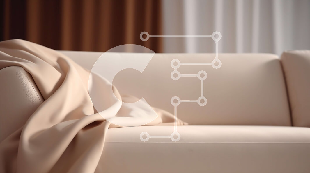 Intra Συλλεκτικό Ξύλινο Παζλ Plywood  4mm - Λευκός καναπές με ντυμένη κουβέρτα Σε Ξύλινο Κουτί - Διαστάσεις Puzzle: 10x10 cm – 25 κομμάτια