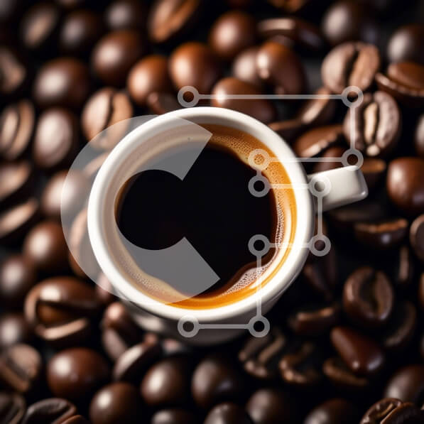 Σετ των 2 Intra Συλλεκτικό Ξύλινο Παζλ Plywood  4mm - Νόστιμο φλιτζάνι καφέ με ατμό και κόκκους καφέ Σε Ξύλινο Κουτί - Διαστάσεις: 10x10 cm – 25 κομμάτια