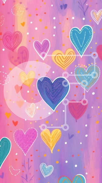 Intra Συλλεκτικό Ξύλινο Παζλ Plywood  4mm - Πολύχρωμο μοτίβο καρδιάς για εσωτερική και εξωτερική διακόσμηση Σε Ξύλινο Κουτί - Διαστάσεις Puzzle: 10x10 cm – 25 κομμάτια