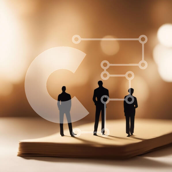 Intra Συλλεκτικό Ξύλινο Παζλ Plywood  4mm - Επιχειρηματίες στην κορυφή ενός βιβλίου - Εταιρική επιτυχία Σε Ξύλινο Κουτί - Διαστάσεις Puzzle: 10x10 cm – 25 κομμάτια