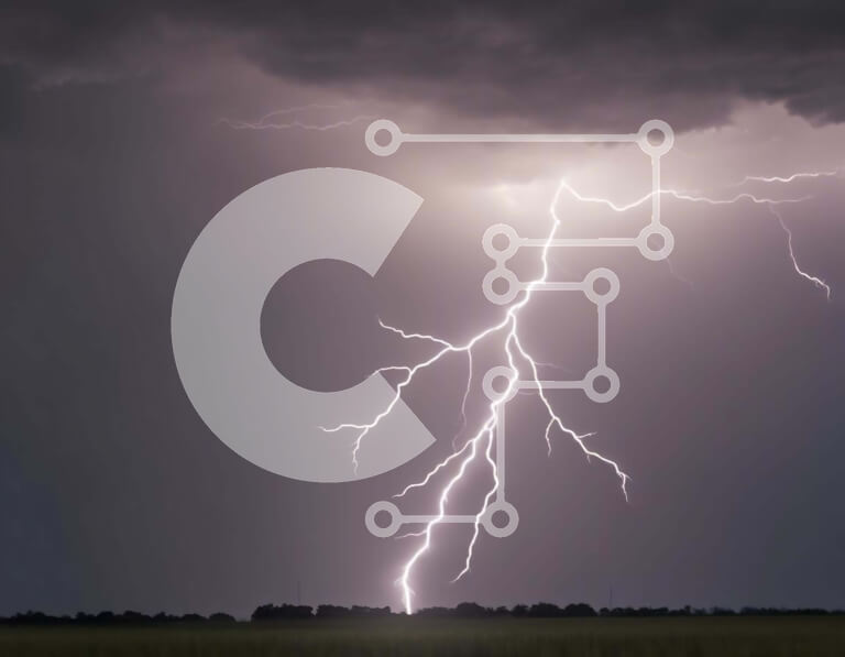 Intra Συλλεκτικό Ξύλινο Παζλ Plywood  4mm - Κεραυνός στον ουρανό Σε Ξύλινο Κουτί - Διαστάσεις Puzzle: 10x10 cm – 25 κομμάτια