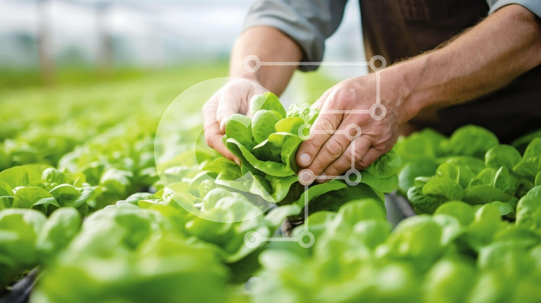 Σετ των 2 Intra Συλλεκτικό Ξύλινο Παζλ Plywood  4mm - Συγκομιδή μαρουλιού από εσωτερική φάρμα Σε Ξύλινο Κουτί - Διαστάσεις: 10x10 cm – 25 κομμάτια