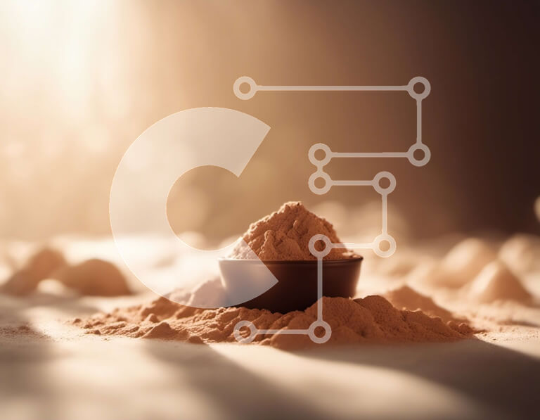 Σετ των 2 Intra Συλλεκτικό Ξύλινο Παζλ Plywood  4mm - Μπολ Protein Powder με το φως του ήλιου Σε Ξύλινο Κουτί - Διαστάσεις: 10x10 cm – 25 κομμάτια