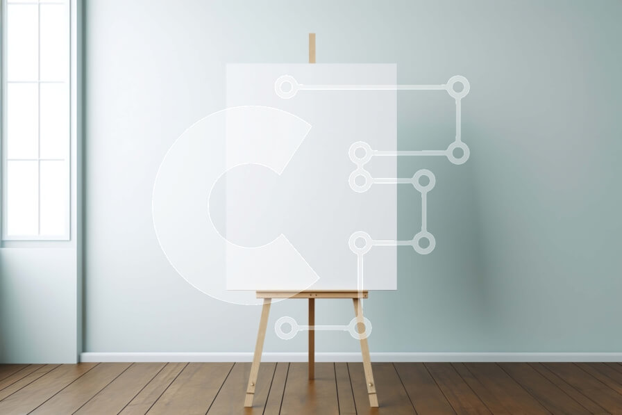 Intra Συλλεκτικό Ξύλινο Παζλ Plywood  4mm - Κενός καμβάς στο καβαλέτο μπροστά από το παράθυρο Σε Ξύλινο Κουτί - Διαστάσεις Puzzle: 10x10 cm – 25 κομμάτια