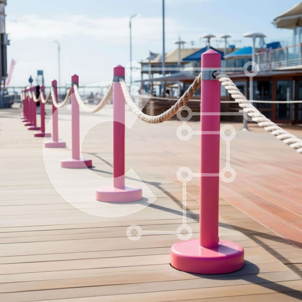 Intra Συλλεκτικό Ξύλινο Παζλ Plywood  4mm - Ξύλινος πεζόδρομος με βάρκες και ανθρώπους Σε Ξύλινο Κουτί - Διαστάσεις Puzzle: 10x10 cm – 25 κομμάτια