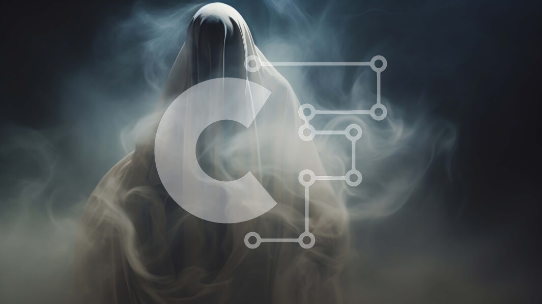 Intra Συλλεκτικό Ξύλινο Παζλ Plywood  4mm - White Ghost in Dark with Surrounding Smoke Σε Ξύλινο Κουτί - Διαστάσεις Puzzle: 10x10 cm – 25 κομμάτια