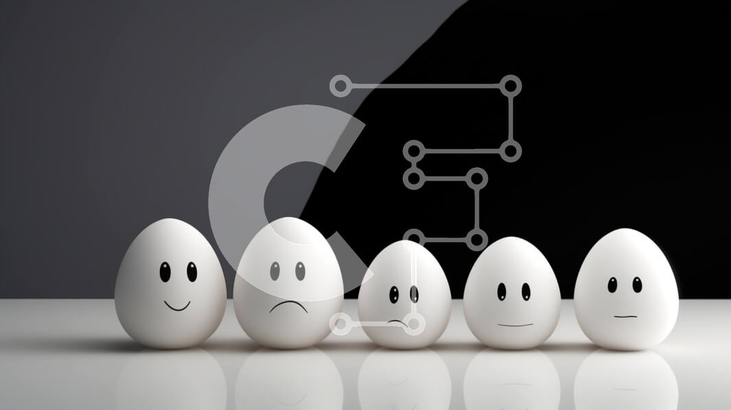 Intra Συλλεκτικό Ξύλινο Παζλ Plywood  4mm - Ομάδα αυγών με εκφράσεις Σε Ξύλινο Κουτί - Διαστάσεις Puzzle: 10x10 cm – 25 κομμάτια