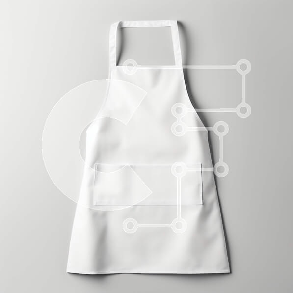 Σετ των 2 Intra Συλλεκτικό Ξύλινο Παζλ Plywood  4mm - Λευκή ποδιά με τσέπη Σε Ξύλινο Κουτί - Διαστάσεις: 10x10 cm – 25 κομμάτια