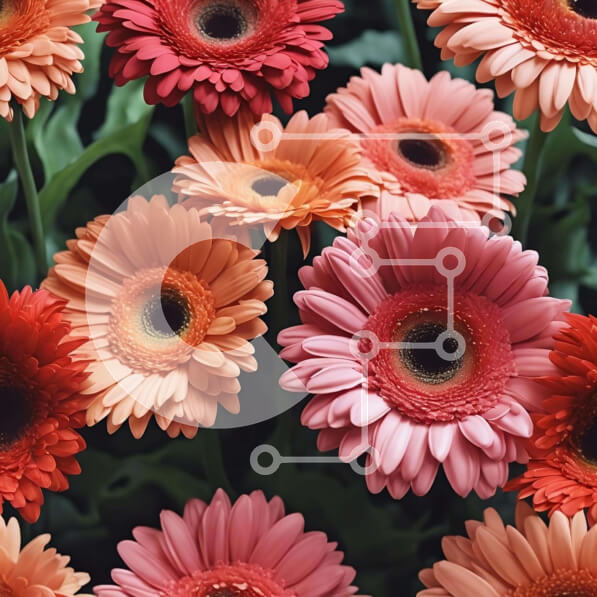 Intra Συλλεκτικό Ξύλινο Παζλ Plywood  4mm - Πολύχρωμη Μαργαρίτα λουλουδιών Σε Ξύλινο Κουτί - Διαστάσεις: 10x10 cm – 25 κομμάτια