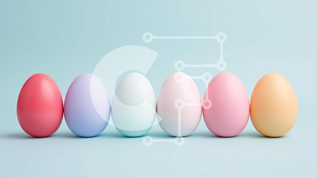 Intra Συλλεκτικό Ξύλινο Παζλ Plywood  4mm - Πασχαλινά αυγά σε παστέλ χρώμα για διάφορες γιορτές Σε Ξύλινο Κουτί - Διαστάσεις: 10x10 cm – 25 κομμάτια