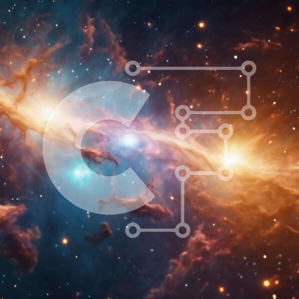 Intra Συλλεκτικό Ξύλινο Παζλ Plywood  4mm - Σμήνος αστεριών στο διάστημα - Εικόνα του διαστημικού τηλεσκοπίου Hubble Σε Ξύλινο Κουτί - Διαστάσεις Puzzle: 10x10 cm – 25 κομμάτια